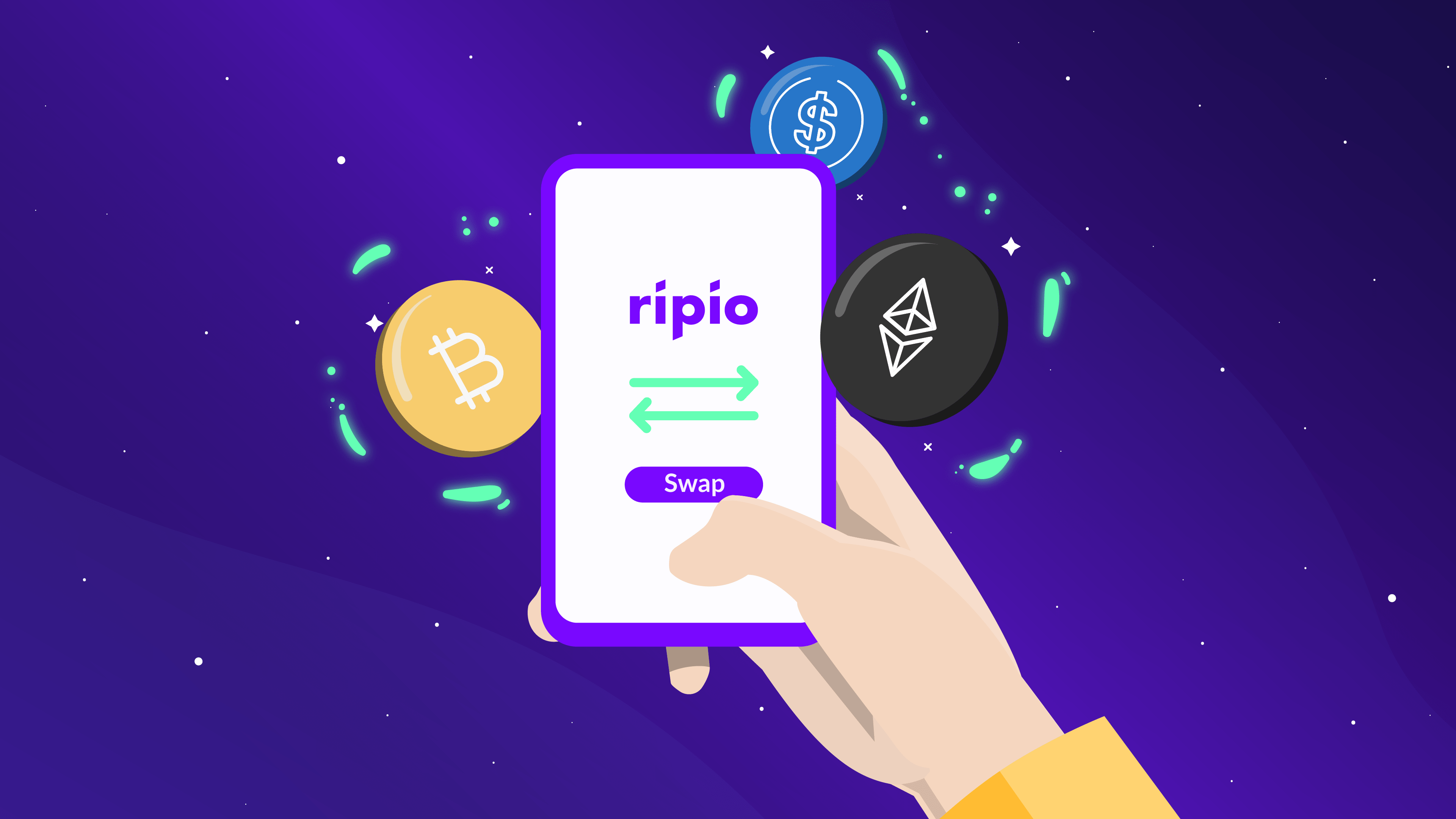 Hacé swap de criptomonedas en Ripio Ripio